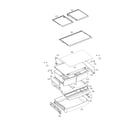 LG LDC24370ST/02 refrigerator parts diagram