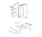 LG LDC24370ST/02 door parts diagram