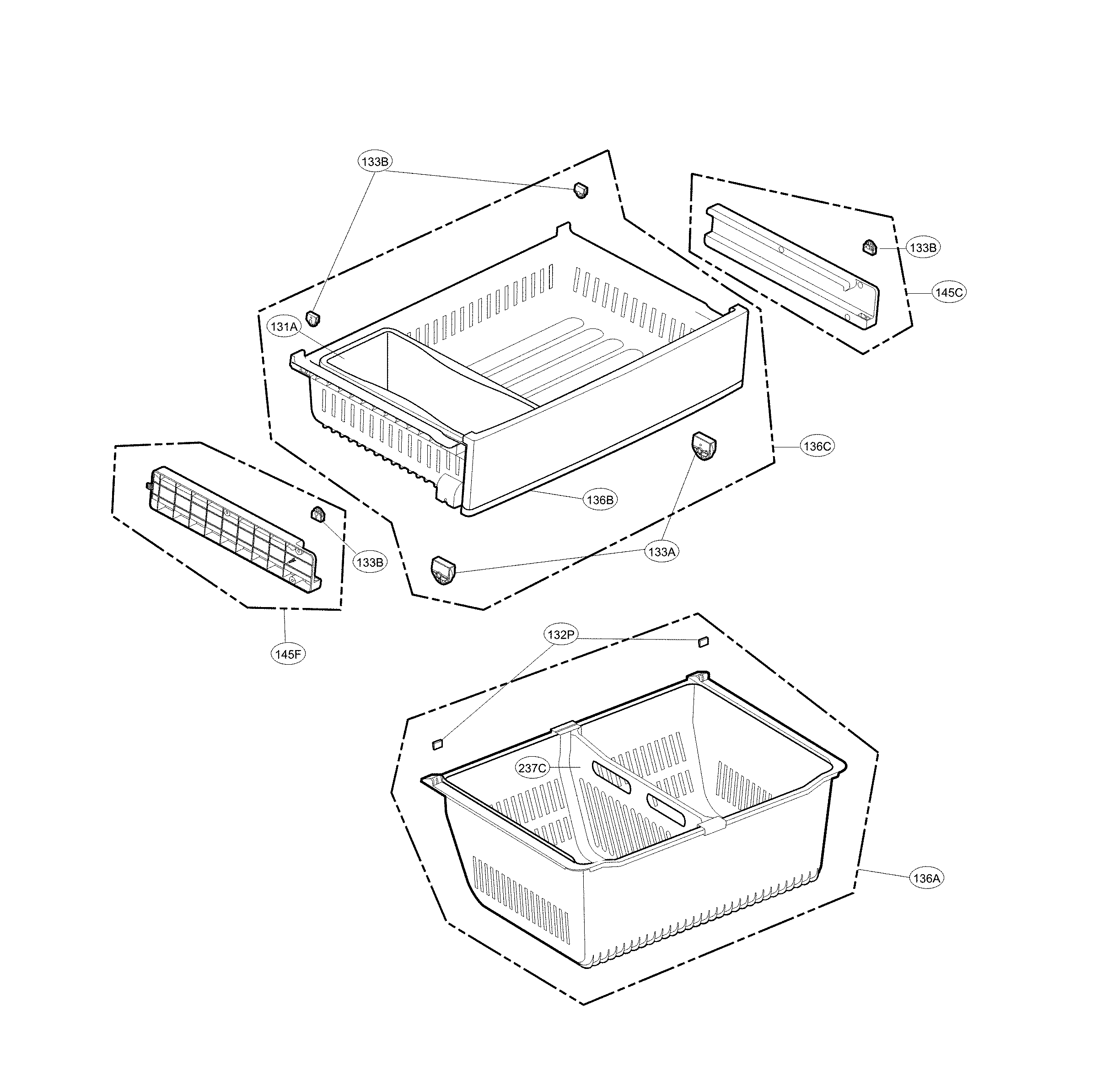 Freezer parts