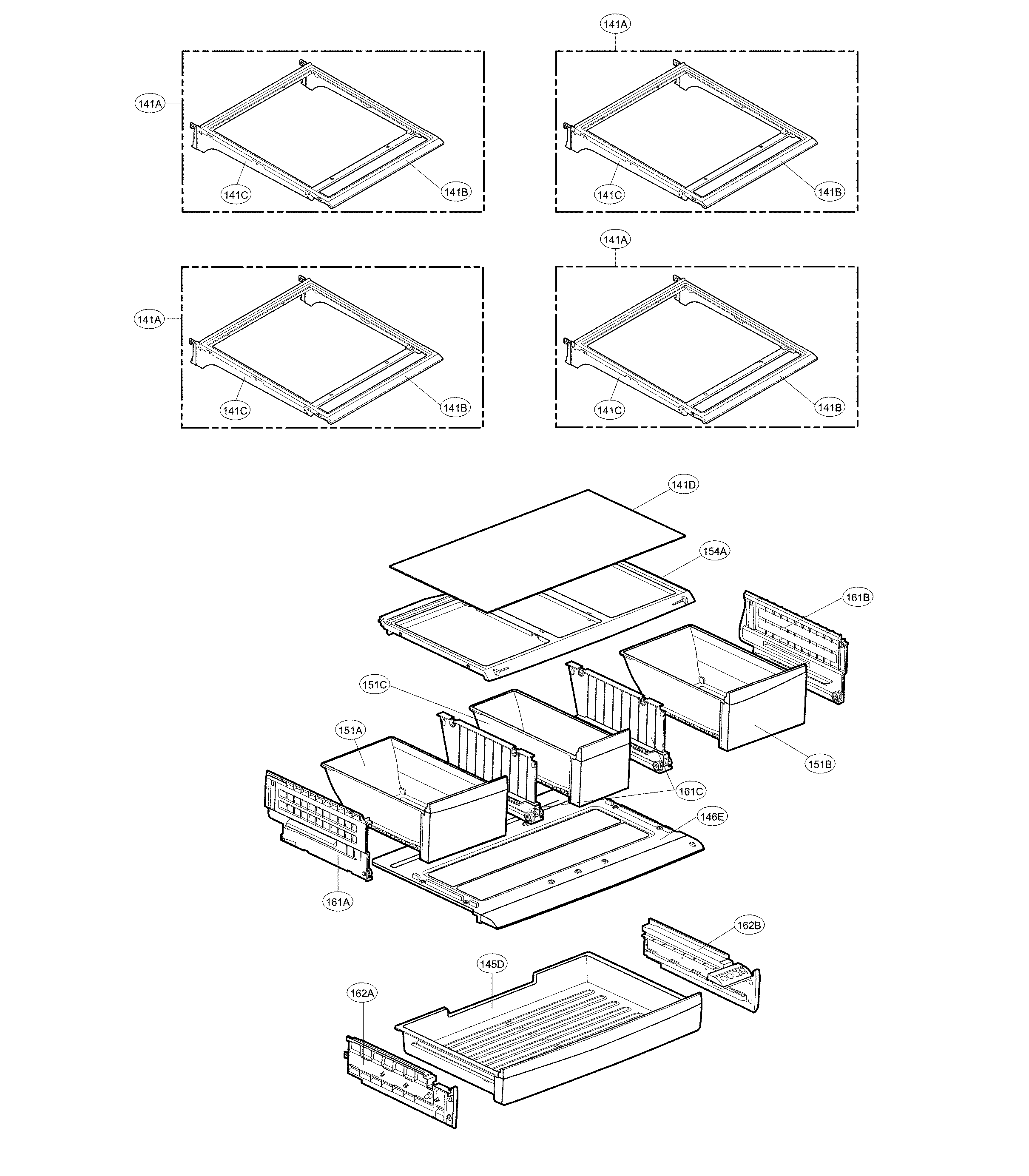 Refrigerator parts