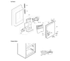 LG LFX28979ST/00 ice maker & ice bin parts diagram