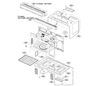 LG LMV1762ST/01 oven cavity parts diagram