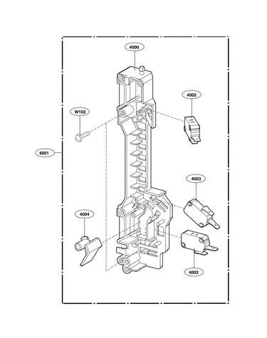 Latch board parts