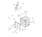 LG LDT5678ST/00 tub assembly diagram