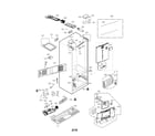 LG LFXS26973S/00 case parts diagram