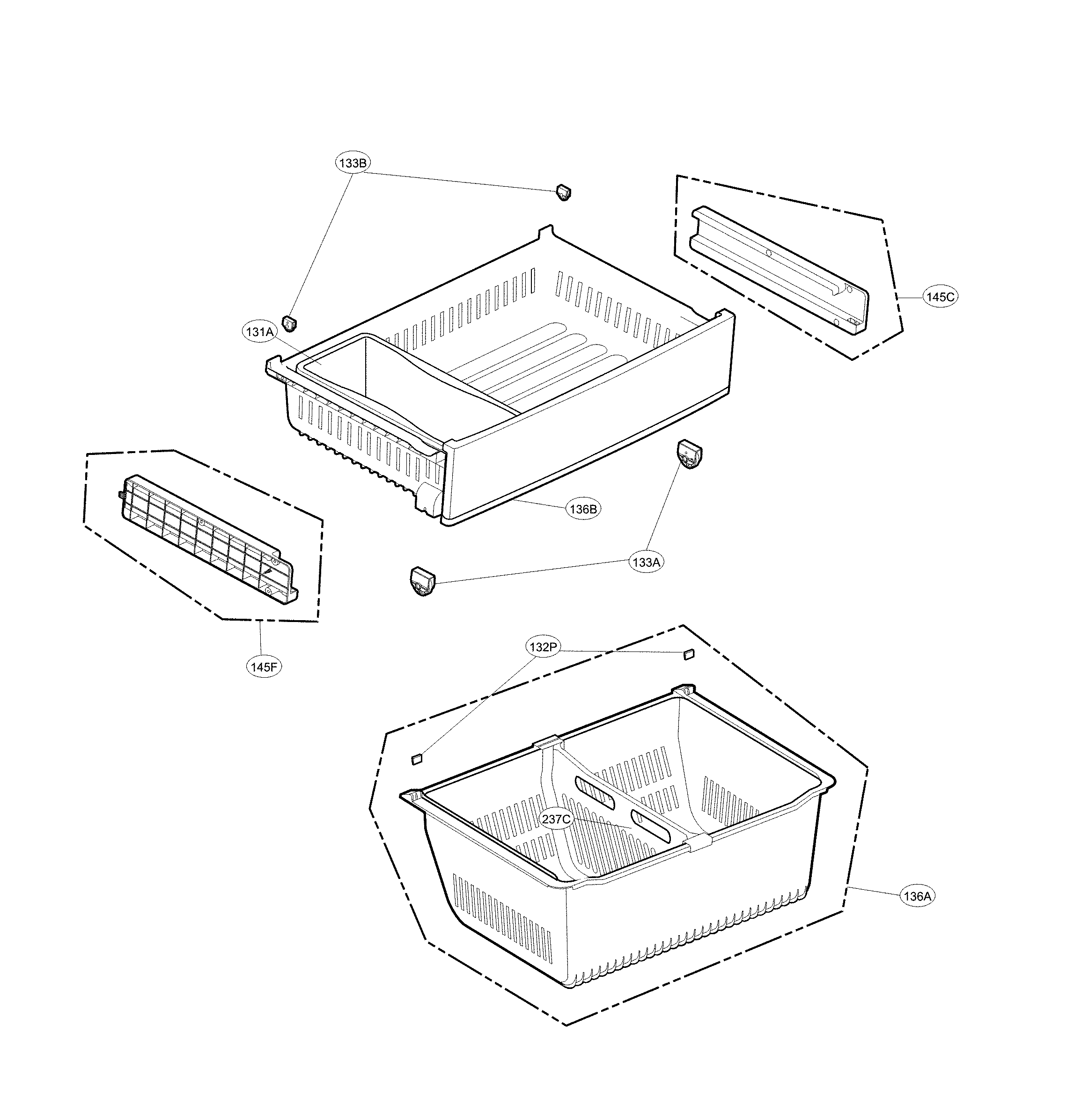 Freezer parts