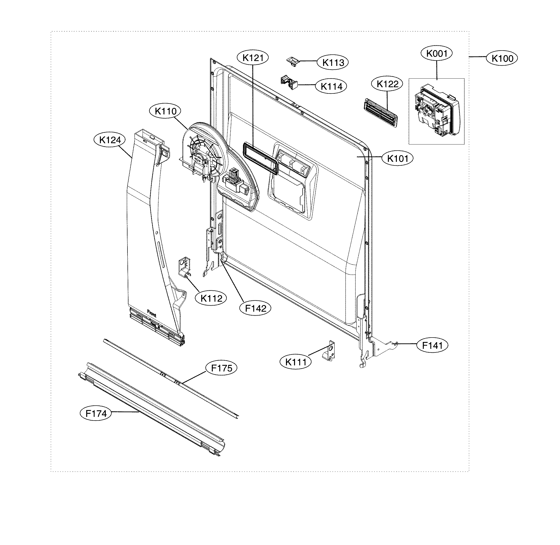 DOOR LINER ASSEMBLY