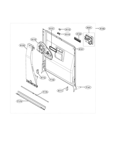 Door liner assembly