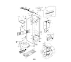 LG LFXS28566S/00 case parts diagram