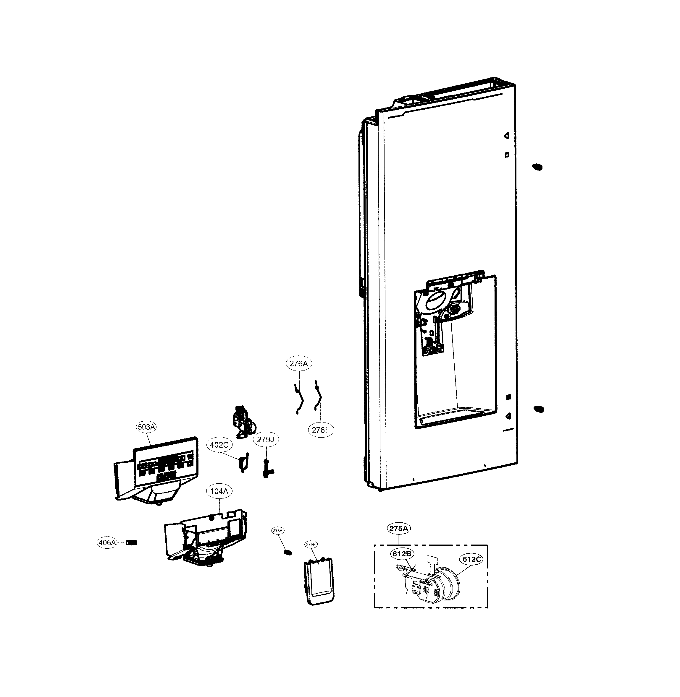 DISPENSER PARTS