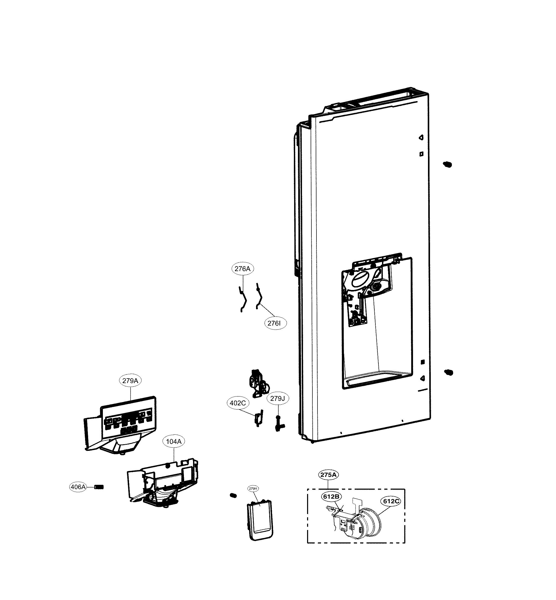 DISPENSER PARTS