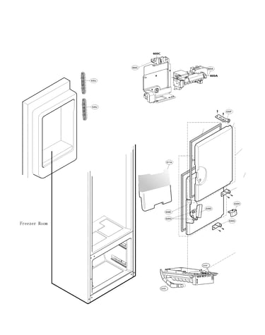Icemaker & ice bin parts