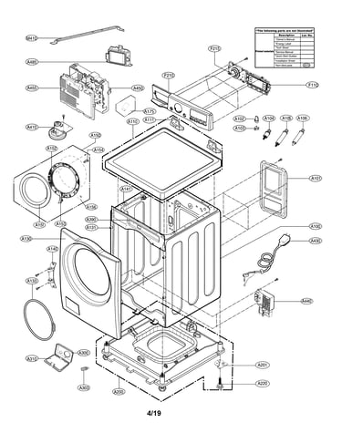 Cabinet and control panel