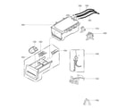 LG WM3700HVA/00 dispenser assembly diagram
