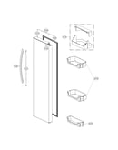 Refrigerator door
