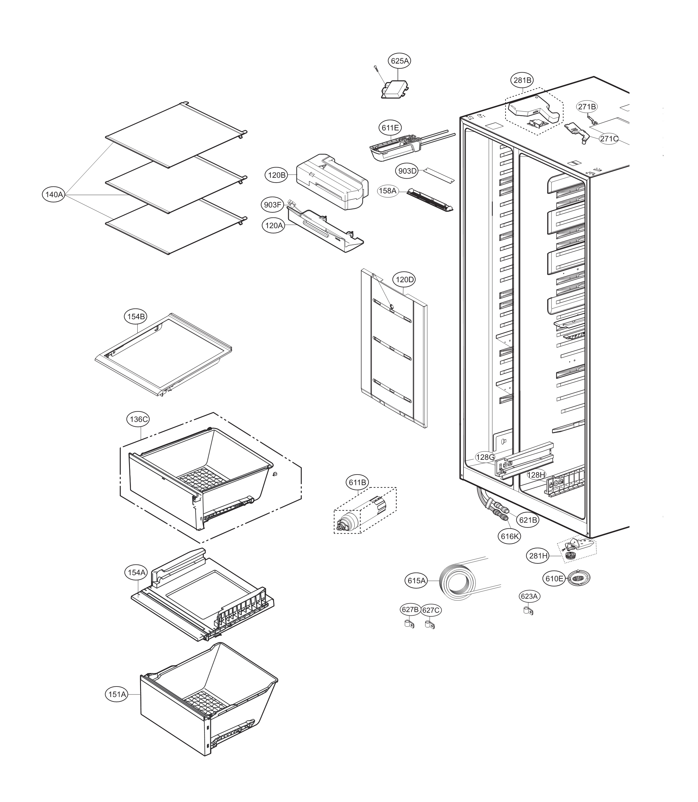 Refrigerator compartment