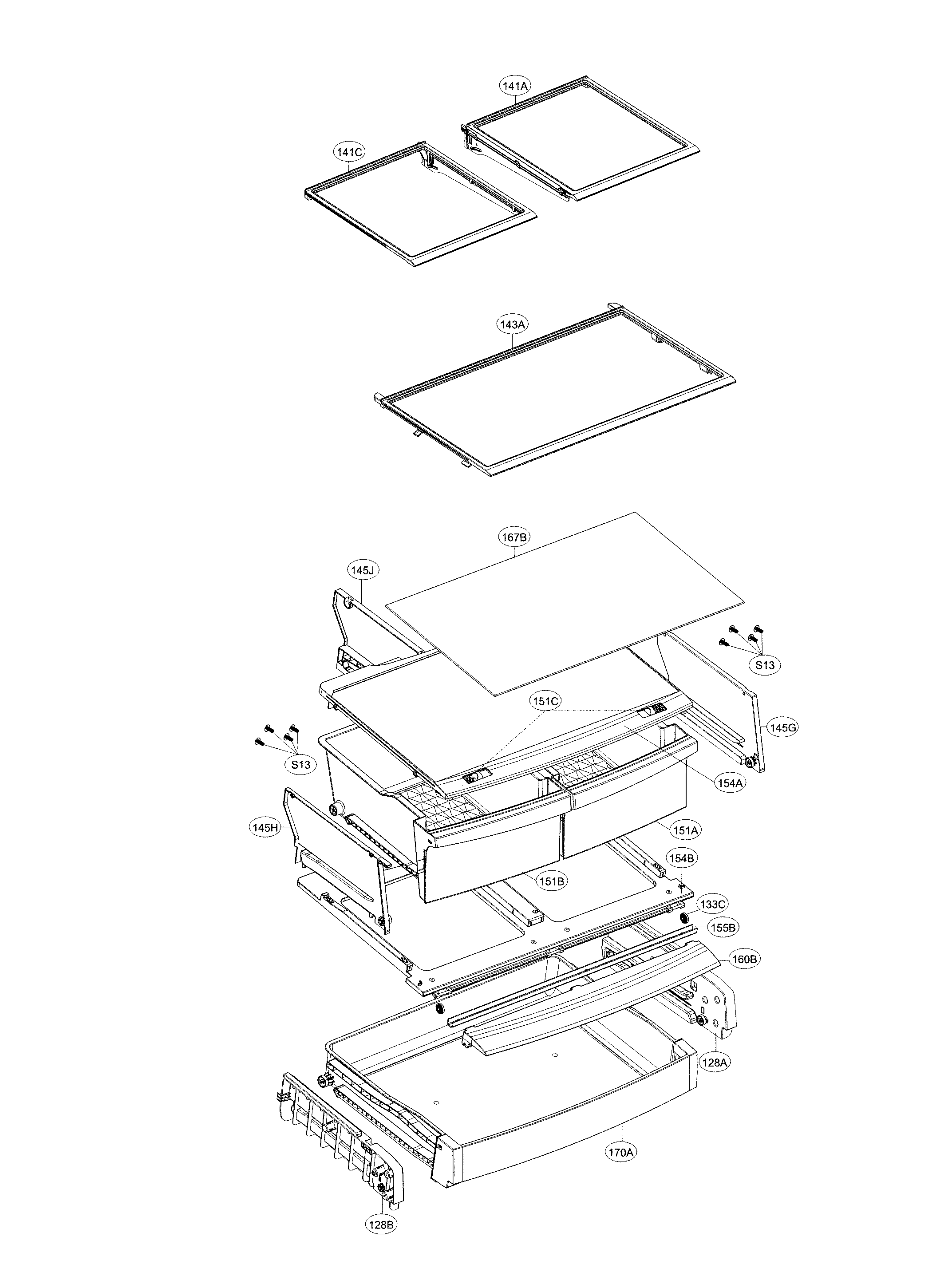 Refrigerator parts
