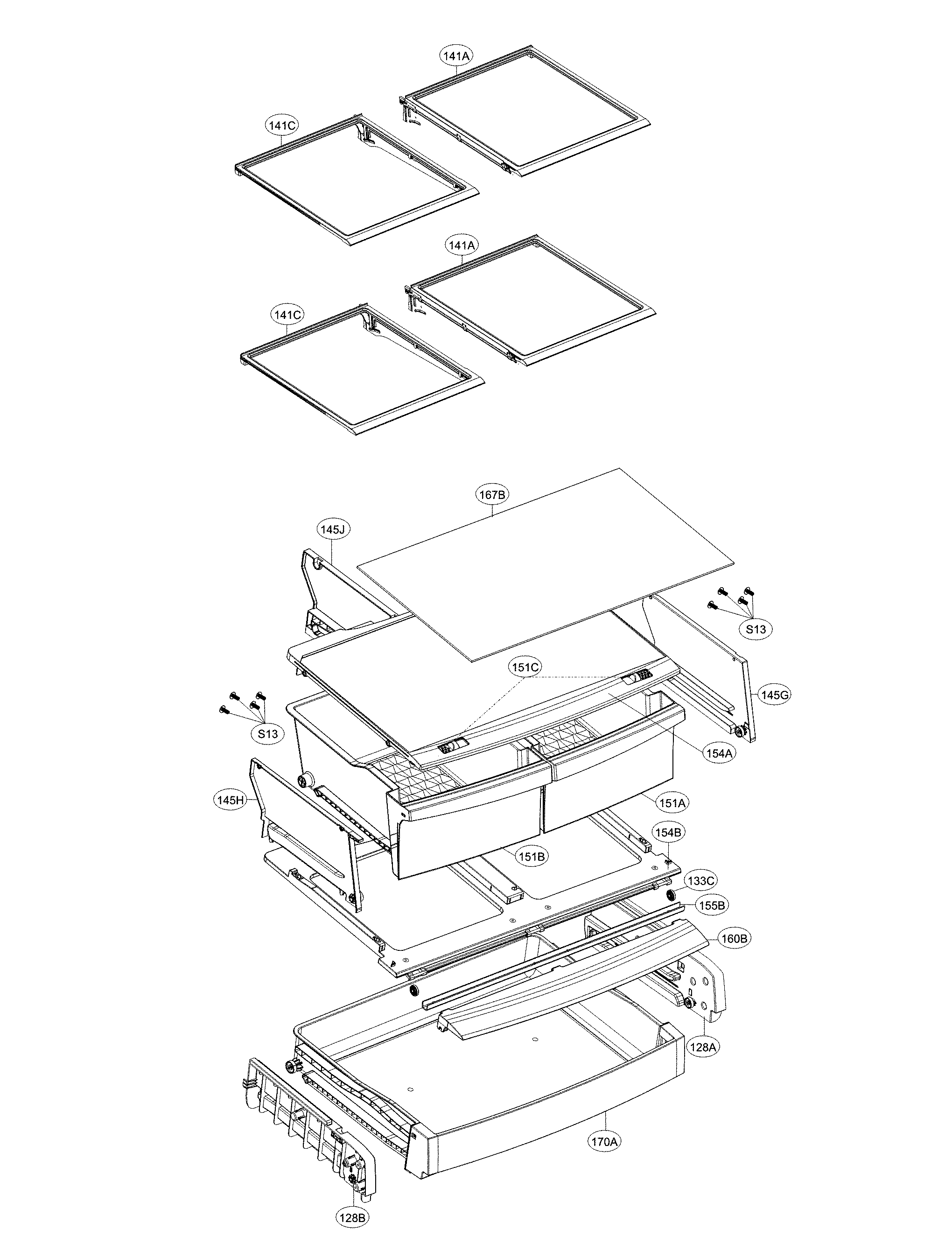 Refrigerator parts