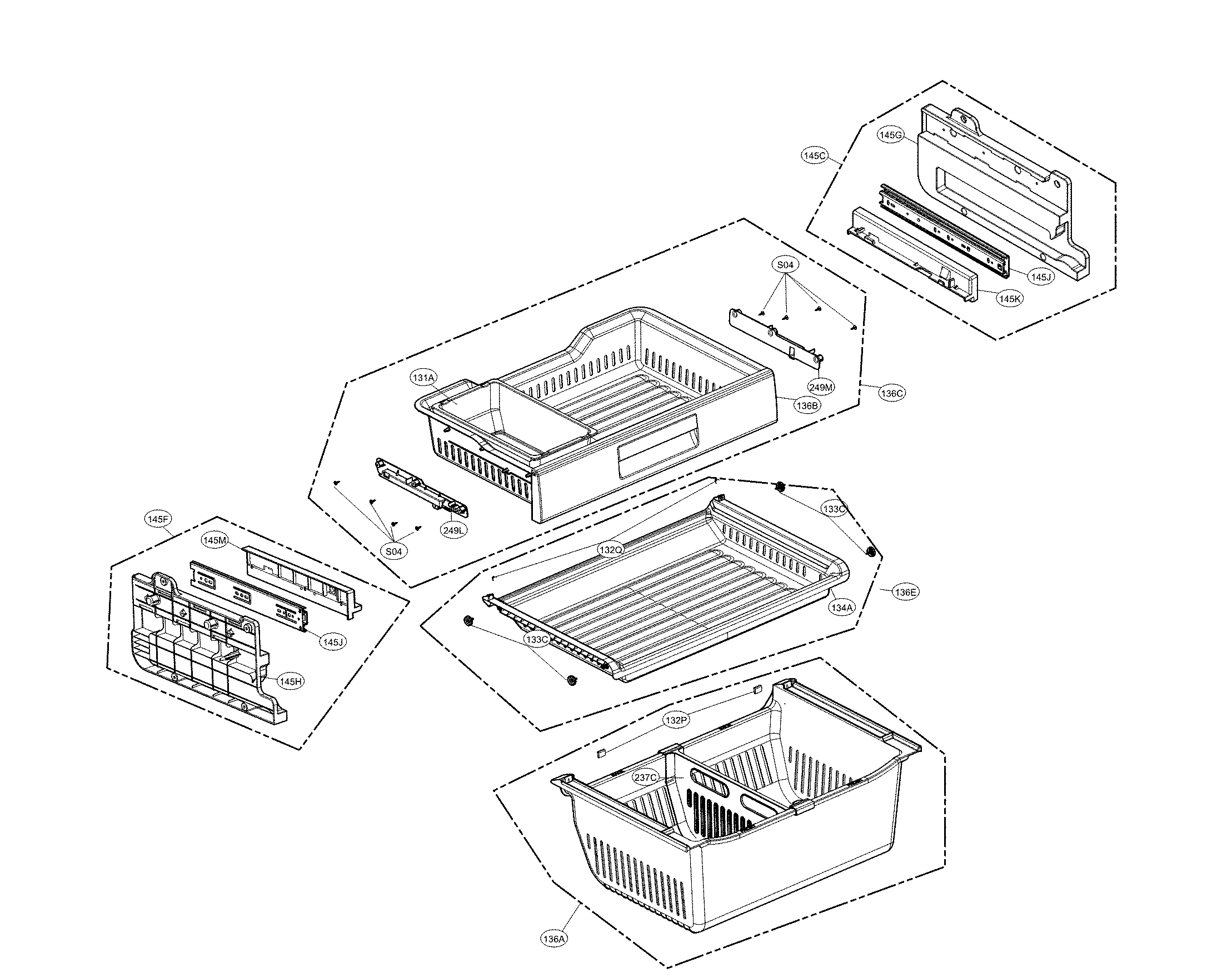 Freezer parts