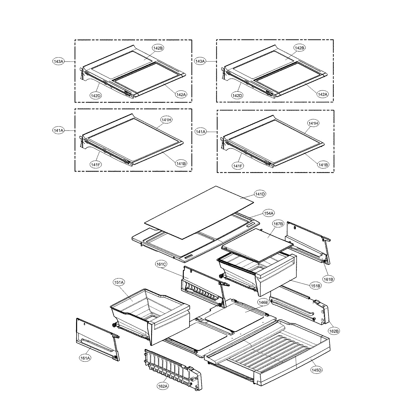 Refrigerator parts