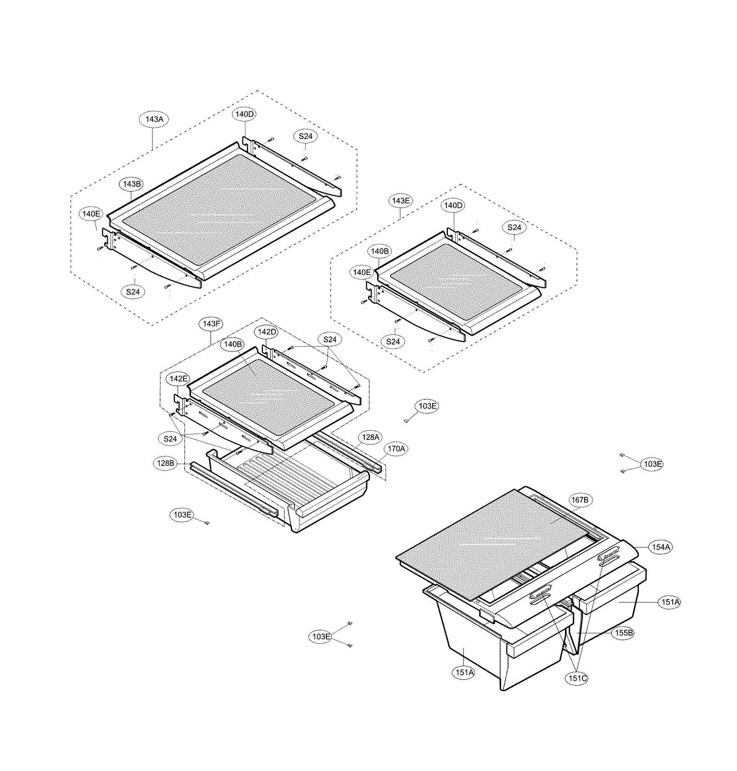 Refrigerator parts