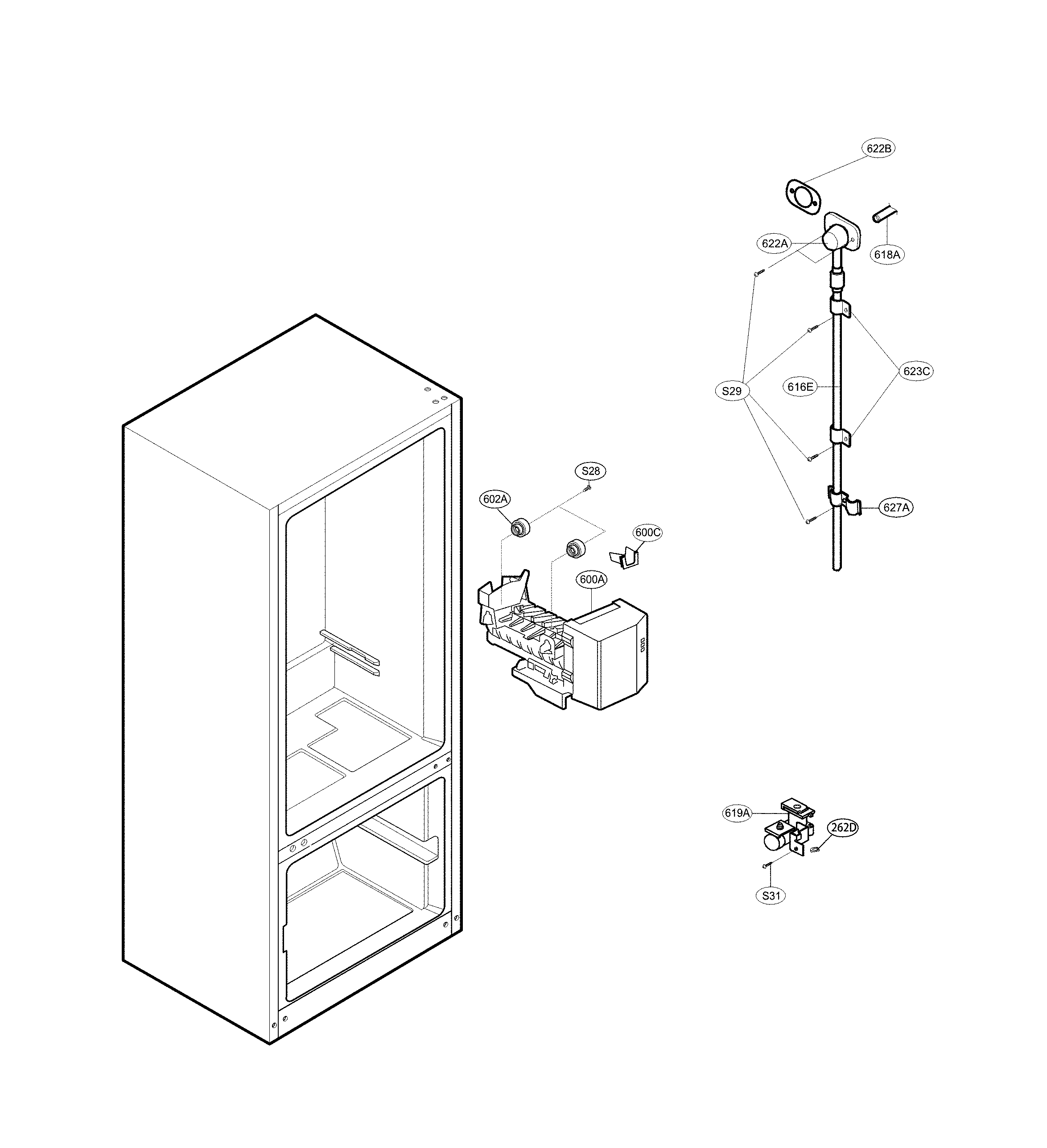Ice maker parts