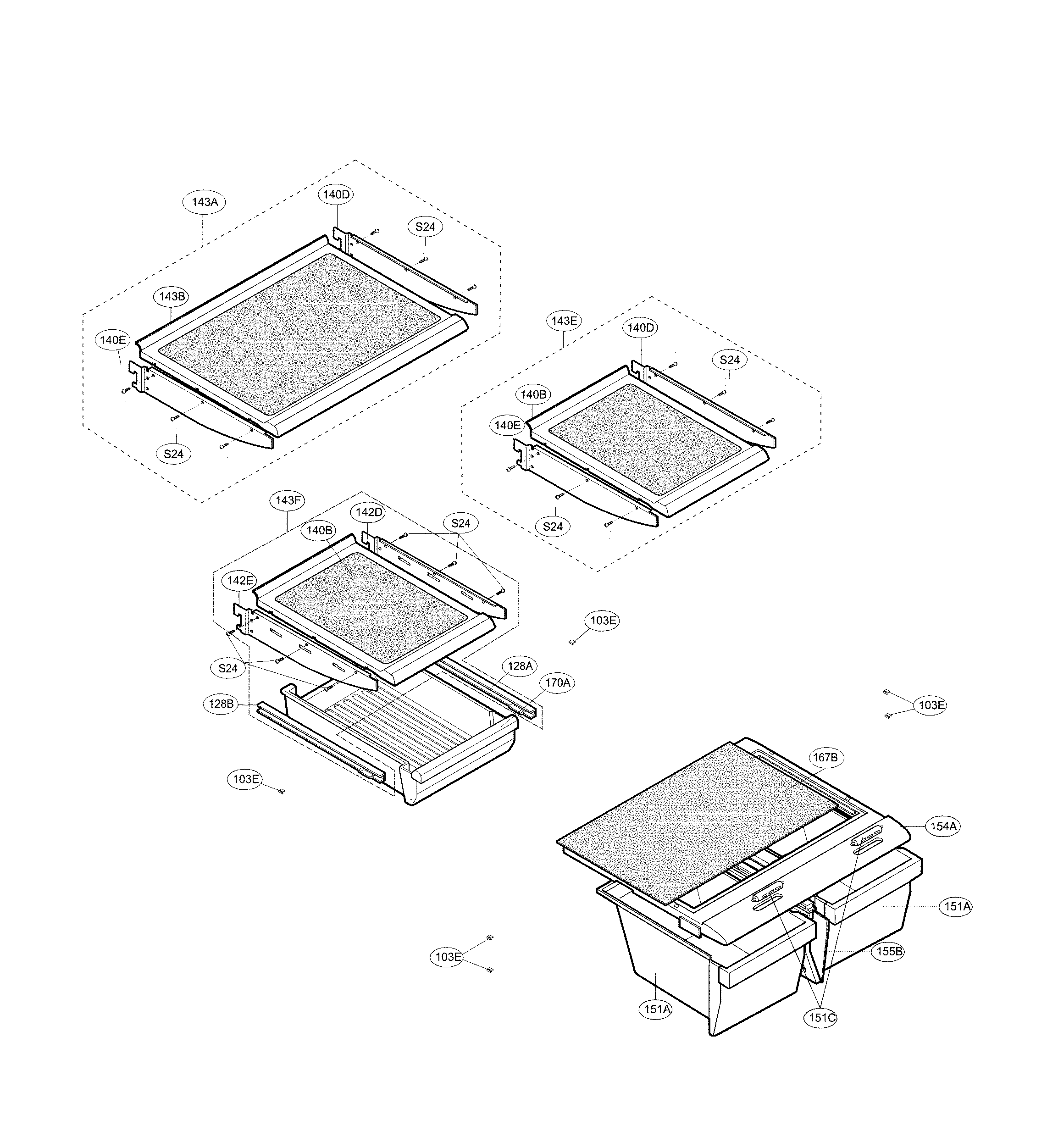 Refrigerator parts