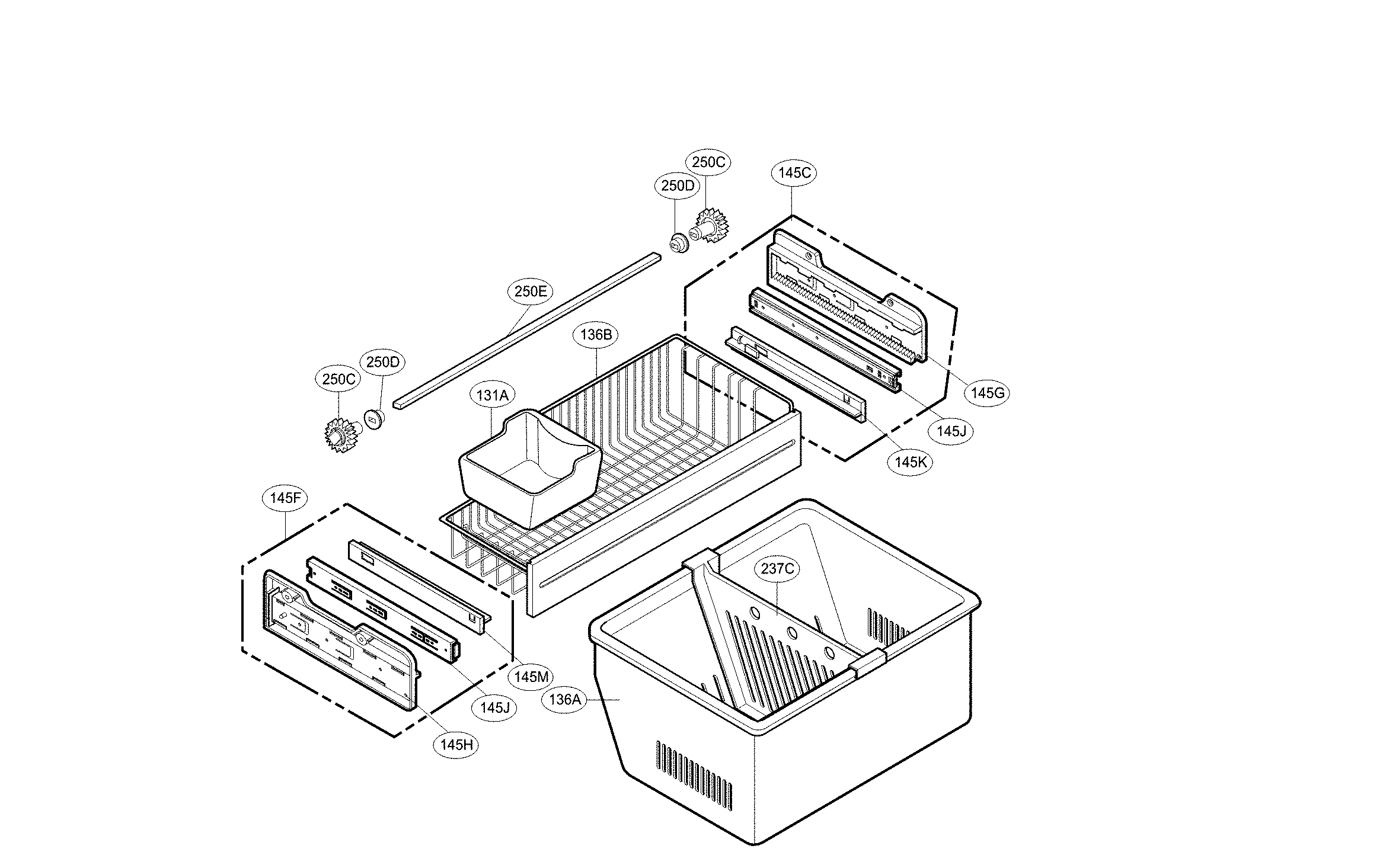 Freezer parts