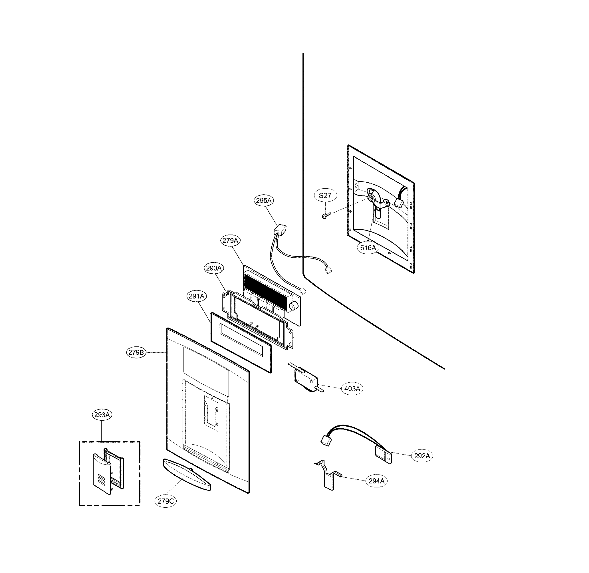 DISPENSER PARTS