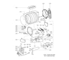 Kenmore Elite 79671512211 dispenser parts diagram