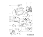 Kenmore Elite 79671522211 dispenser parts diagram