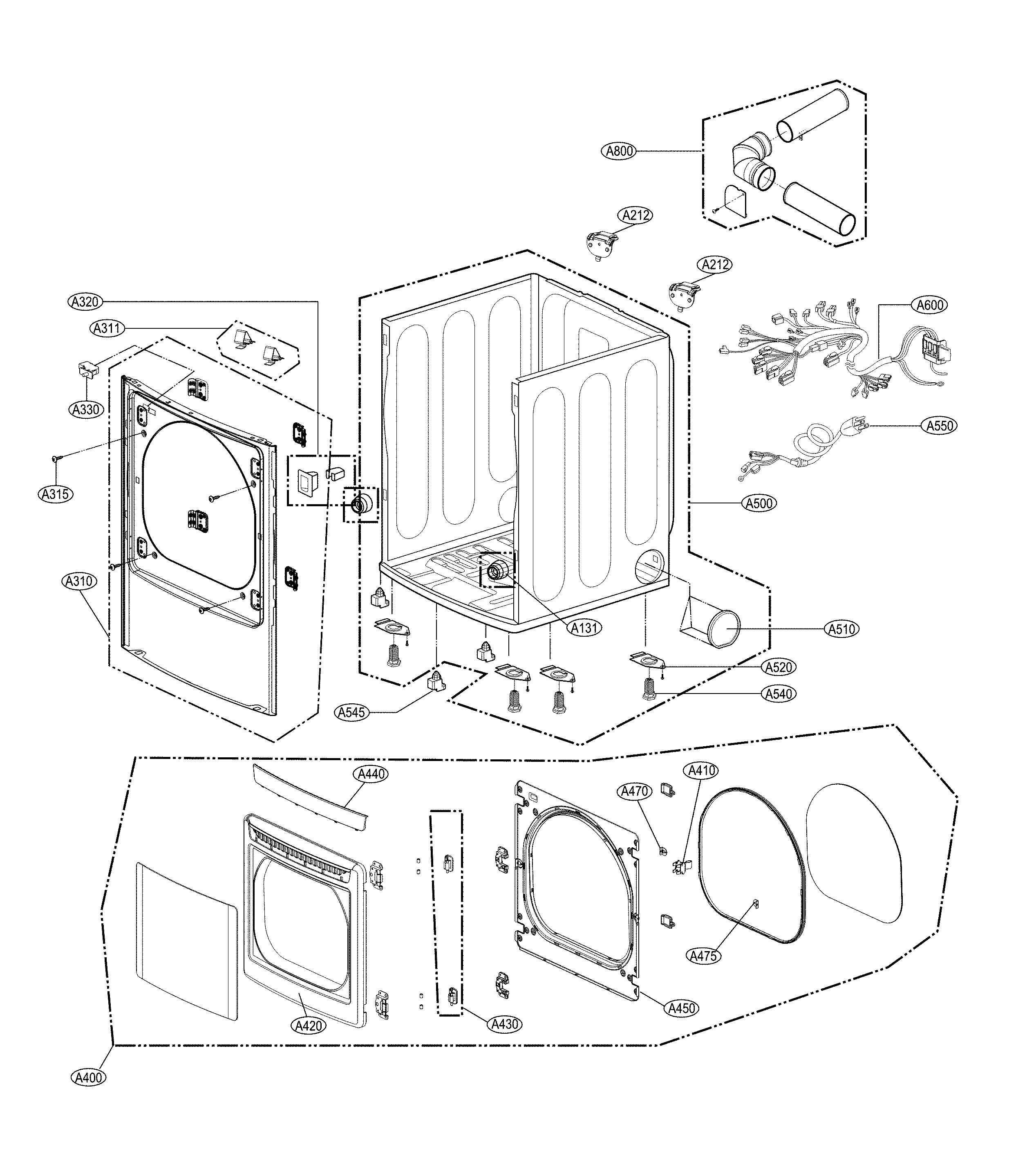 DOOR AND CABINET PARTS