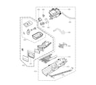 Kenmore 79681582411 panel drawer parts diagram