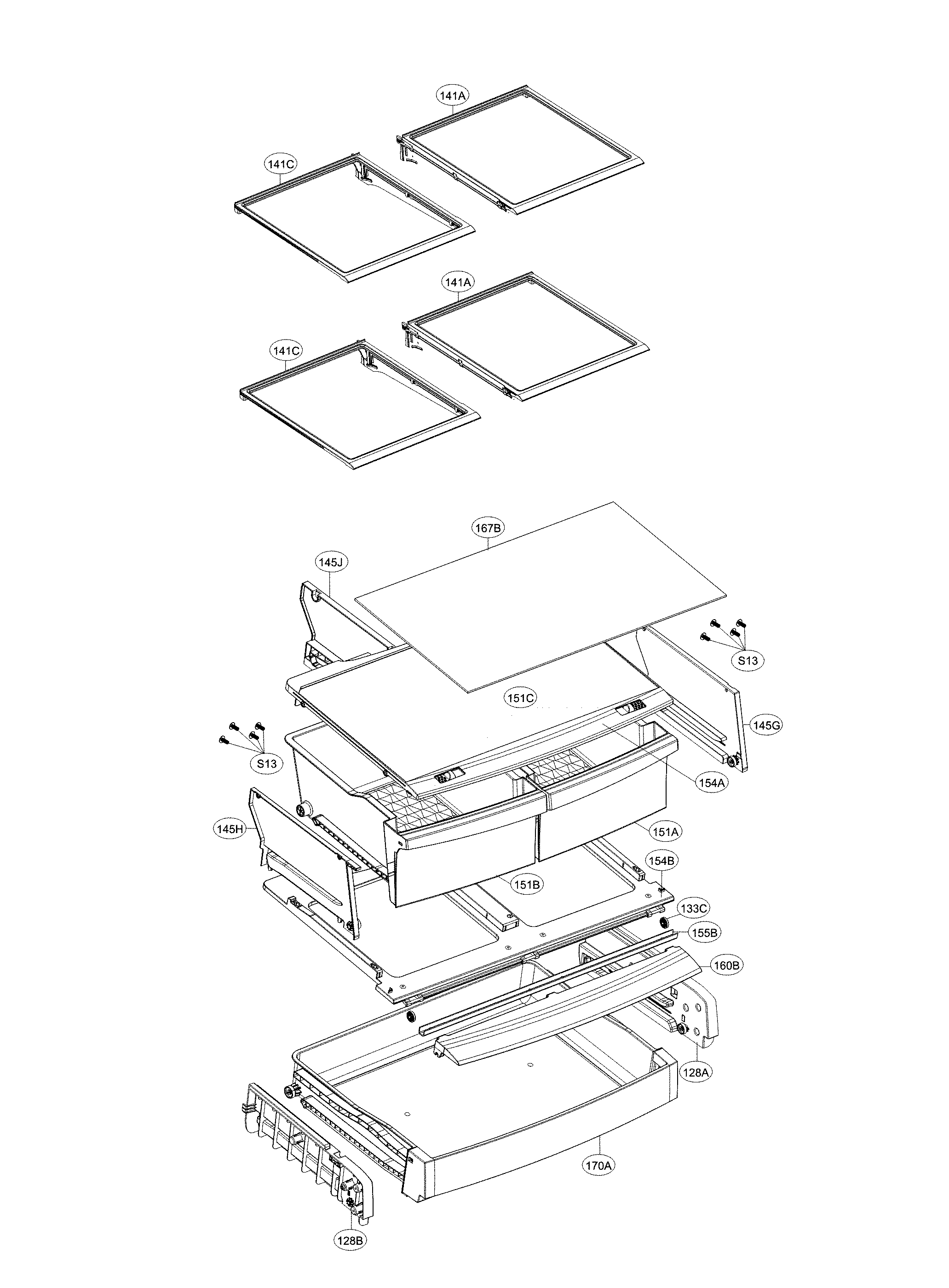 Refrigerator parts