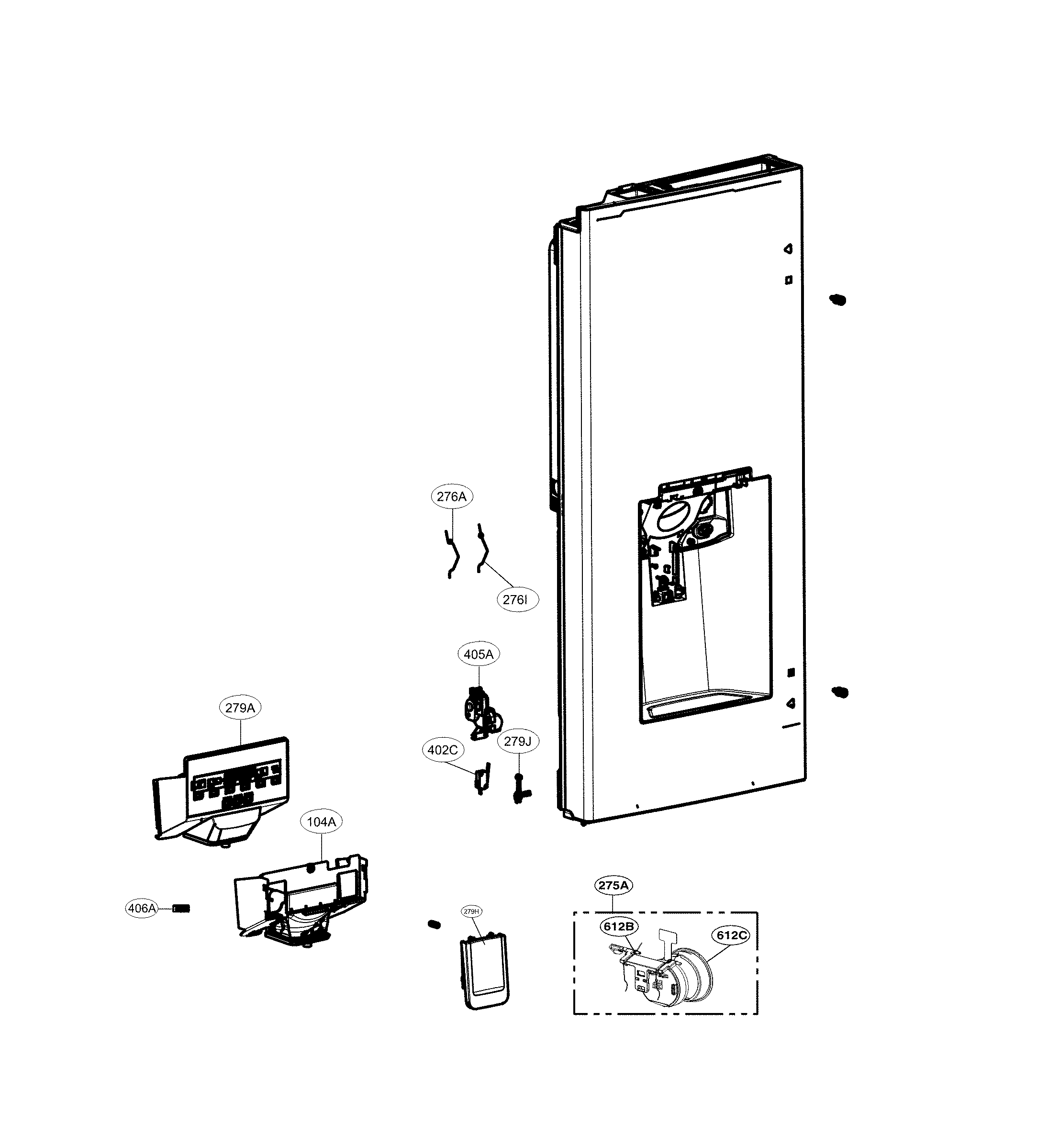 DISPENSER PARTS