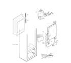 LG LFXS28596M/00 ice maker and ice bin parts diagram
