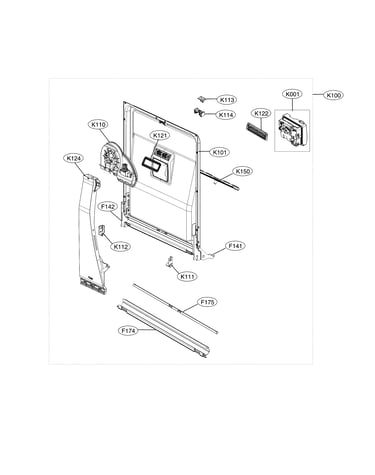 Door liner assembly