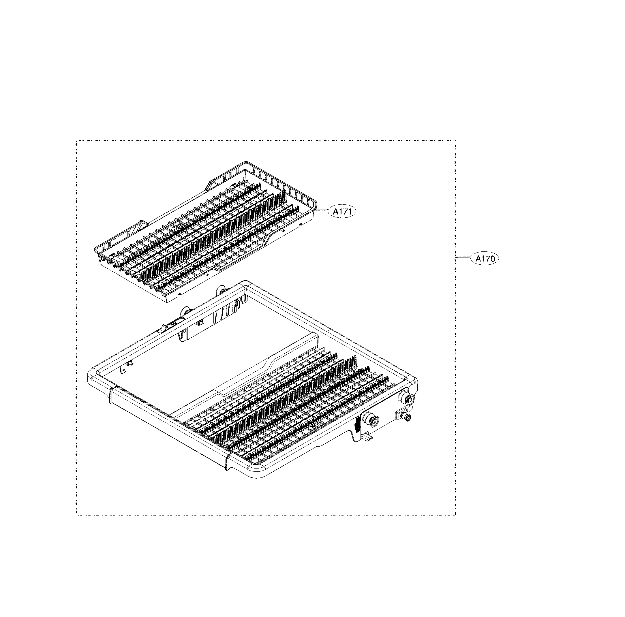 3rd rack assembly