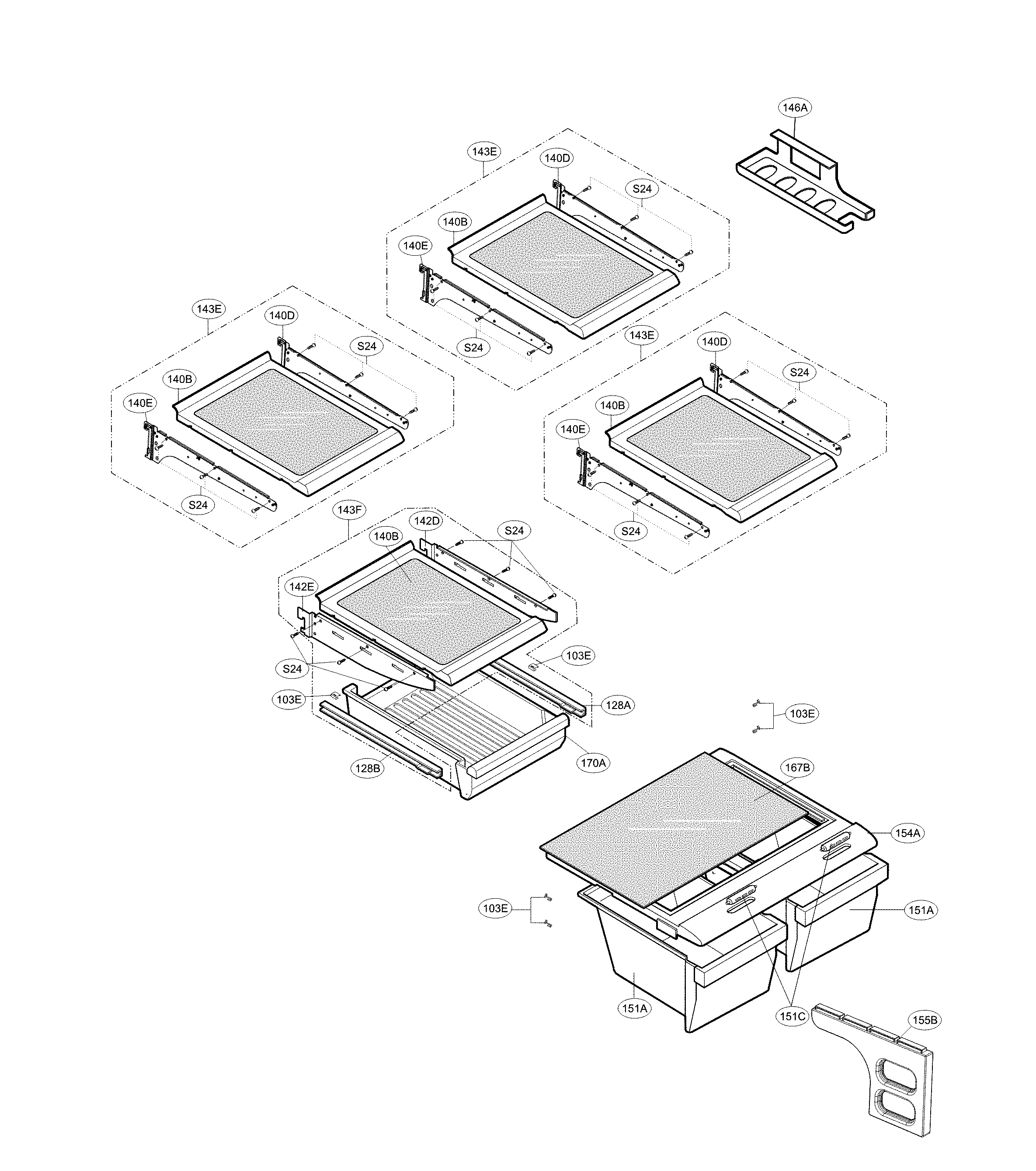 Refrigerator parts