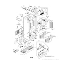 LG LFXC24726D/01 case parts diagram