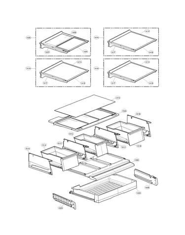 Refrigerator parts