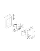 Icemaker and ice bin parts