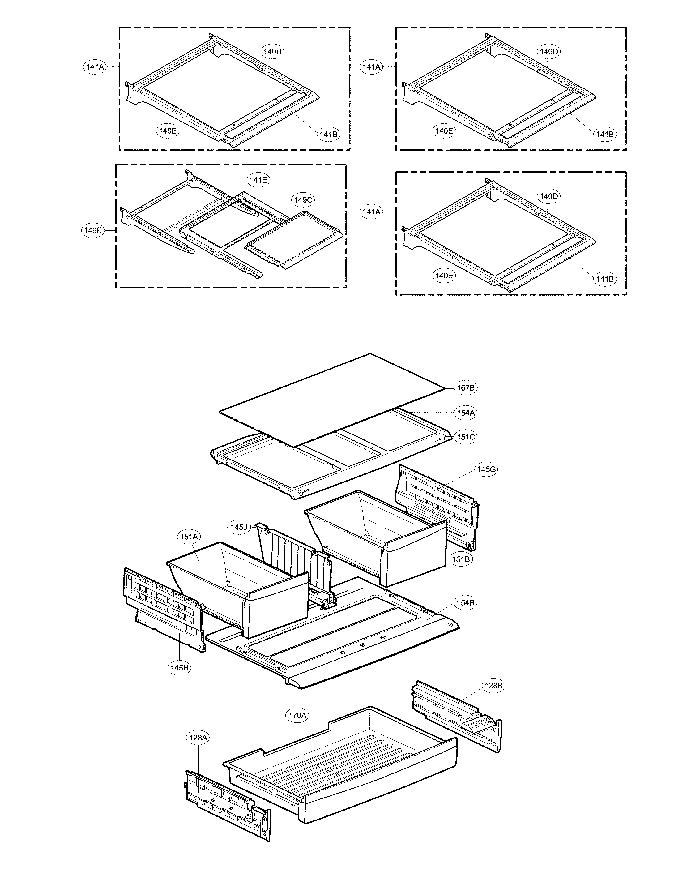 Refrigerator parts