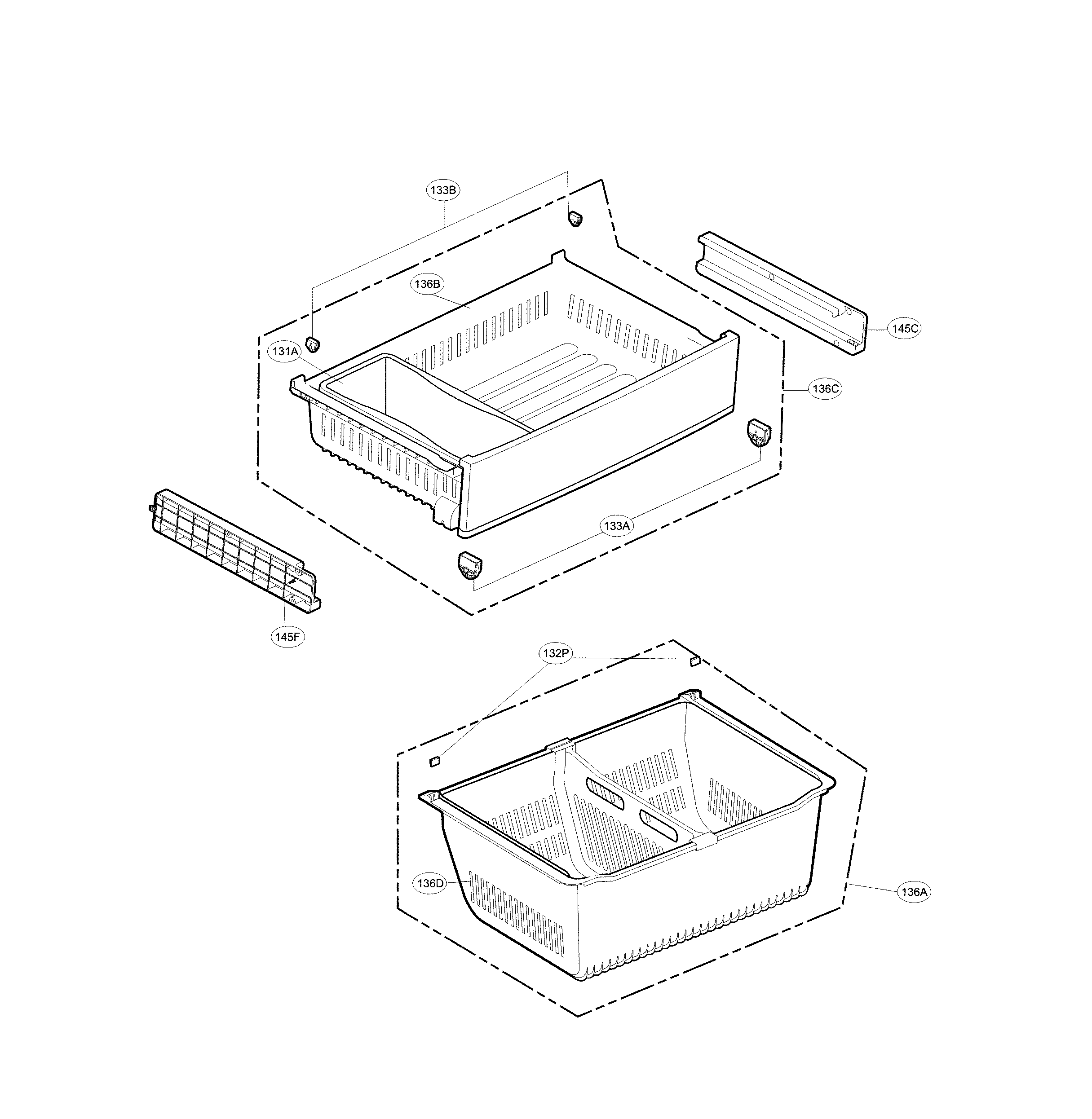 Freezer parts