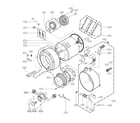 LG WM2277HW/01 drum and tub assembly diagram
