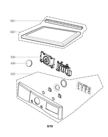 Control panel and plate assembly