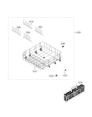 Lower rack assembly