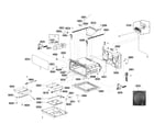 LG LTG4715ST/00 upper cavity parts diagram