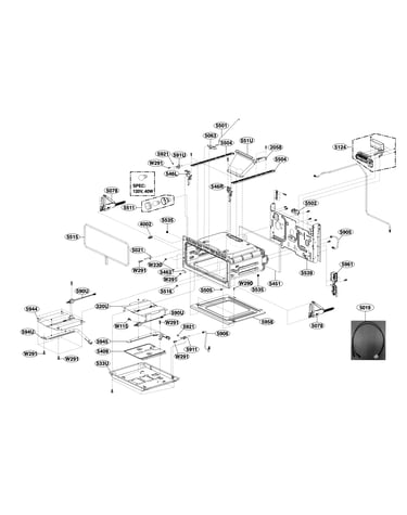 Upper cavity parts