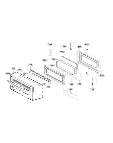 Upper door parts